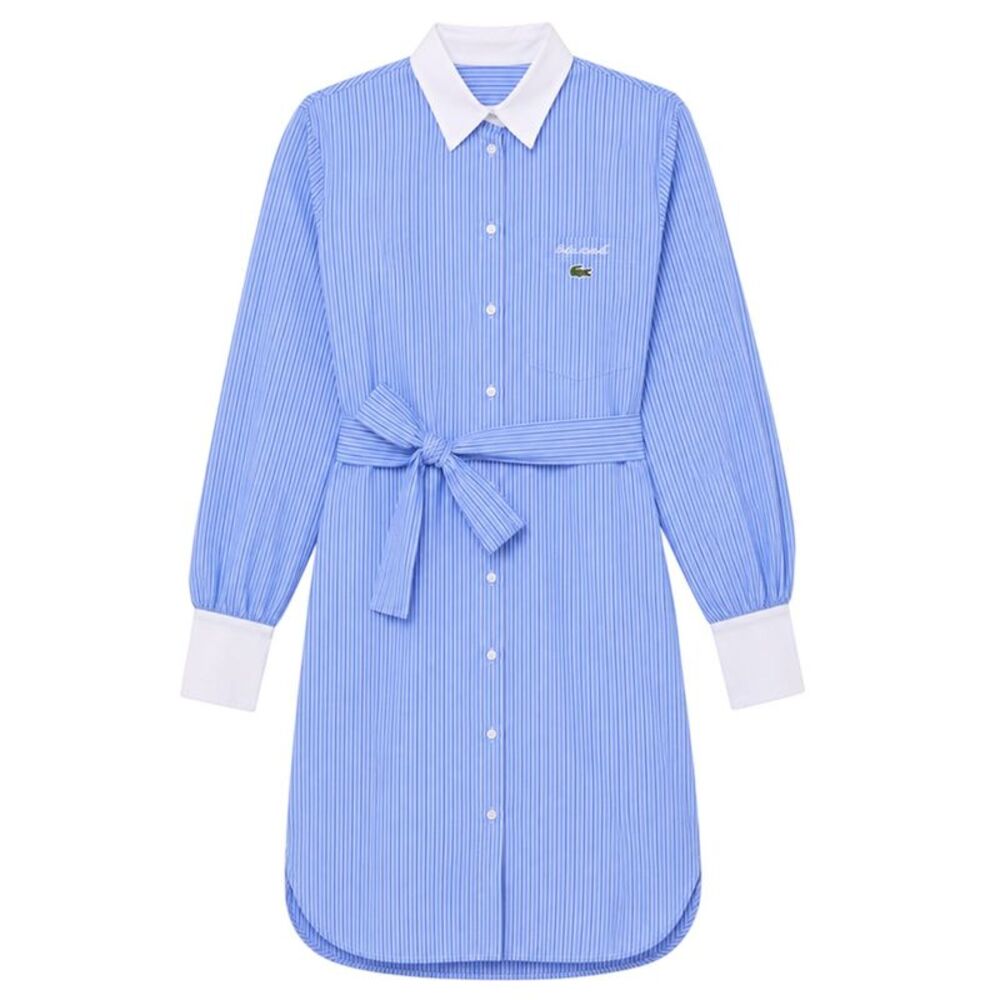 Lacoste Womens/Ladies Rene Shirt Dress / Persian Blue